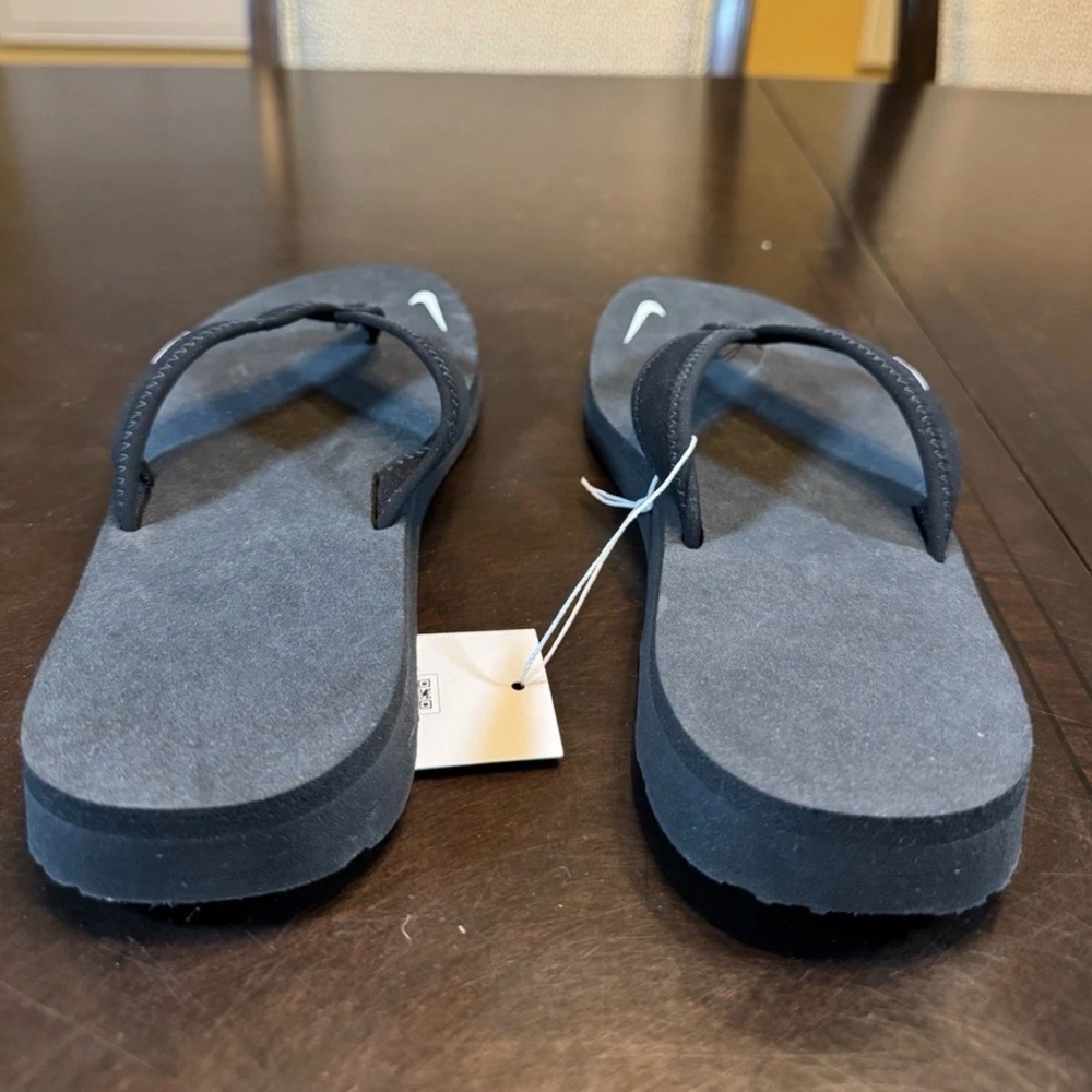New Nike Thong Slides Sandals Black Flip Flop Size US 7 - Picture 8 of 13